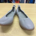 Eileen Fisher Flats Womens Gray Leather Notion Ballet Nappa Slip On SZ 5 Photo 1