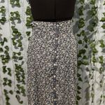 Max Studio blue floral maxi skirt Photo 0