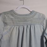 Holding Horses   Western Lightweight Embroidered Chambray Button Down Top Size S Photo 7