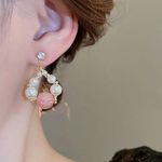 1pair Elegant Metal & Pearl Photo 5