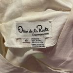 Oscar de la Renta Vintage 80’s white embroidered cap sleeve breezy boho blouse Photo 7