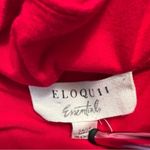 Eloquii  Top Tunic Knit V-Neck Red Cap Sleeve 14/16 Casual Work Holiday Party Photo 11
