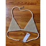 Urban Outfitters White Pearl Bra Top Plunging Bralette Layering Jewelry Large Photo 7