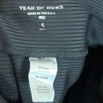 Years Of Ours Ribbed Leggings Women’s Size Small Black High Waist Knit Pull Photo 11