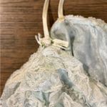 Vintage 70s Light Blue Tosca Teddy Lingerie Top Photo 2