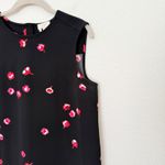 Kate Spade [ New York] Black Cherry Blossom Floral Print Sleeveless Blouse Sz 10 Photo 6