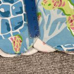 Ana Clare Reversible Dress Womens XXL Scallop Hem Ocean Sea Turtle Resort Wear Blue Photo 10