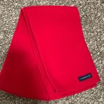 Lands' End Lands’ End sweater material cozy red warm scarf unisex Photo 0