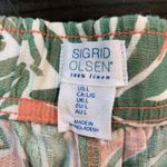 Sigrid Olsen  Linen Pants Wide Leg Women Large‎ Resort Elastic Waist Pull On Photo 2