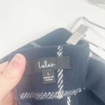 Lulus Womens Preppy Academia Spence Navy Blue Plaid Flannel Mini Skirt Size L Size L Photo 6