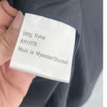 Y2K MESPO Packable Trench Womens Coat Sz L Rain Jacket Clean Girl 90s Minimalist Black Size L Photo 10