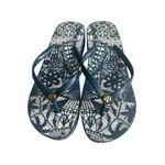 Tory Burch Blue Platform Flip Flops Sandals Size 10 Photo 7