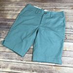 Ashworth  Golf Womens Shorts Size 6 Aqua Blue Textured Ribbed‎ Cotton NEW Photo 1