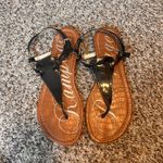 Rampage  Sandals Size 8.5M Brown Black Thong Strap‎ Adjustable Buckle Casual Photo 1
