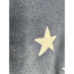 Sincerely Jules Sweater Womens Medium Blue White Star Print Fuzzy Knit Pullover Photo 1
