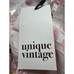 Unique Vintage Floral Crop Top Smocked Sweetheart Sleeveless Pink 2X/18 Photo 12