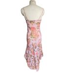 Betsey Johnson x Urban Outfitters Tori 90s Floral Pink Midi Dress Size Small Photo 4