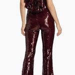 Rotate Birger ChristensenRuffled Sequined jumpsuit Size 10 Photo 2