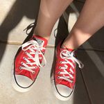 Converse Red Low Tops Photo 0