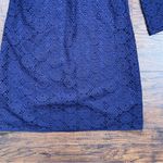 Lilly Pulitzer • Topanga Crochet Dress knit Breakers Lace bell sleeve True Navy Photo 5