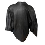 Axis Vintage Womens Leather Jacket Size M Black Size M Photo 3