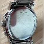 Bulova  Diamond Chronograph Ladies Watch Mother of Pearl Dial Stainless Bracelet Photo 10
