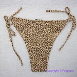 Thrills NEW Free People x mild animal print string bikini bottom, USA L Photo 8