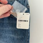 Free People Denim Micro Mini Skirt Corset Tie Raw Hem NWT 27 Photo 4