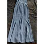 Dessy Collection Vivian Diamond Dress Larkspur Blue Floor length Gown Formal 6 Photo 8