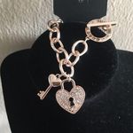 Guess  Pave Key to my Heart Charm Bracelet Photo 0