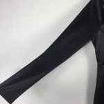 Lulus Turned Up Black Long Sleeve Open Back Satin Bodycon Mini Dress Large Photo 12