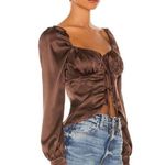 Majorelle REVOLVE  Waldorf Top Chocolate Brown Size Small Photo 1