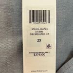 Eileen Fisher  Jacket Heavy Organic Linen Double Breasted Coat in Dawn Sz 2X NWT Photo 15