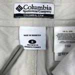 Columbia  Cargo Shorts W's Sz 8 Oatmeal Lightweight Knee Outdoor Travel Resort Photo 6