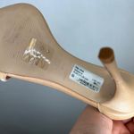 AQUA  Pearl Embellished Nude Ankle Strap Heels Stiletto Sandals‎ Size 6M Photo 2