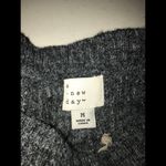 A New Day  Charcoal Gray Side Tie Sweater Medium Photo 3