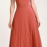 Lulus  Meteoric Rise Maxi Dress Flutter Sleeves A-line Gown Photo 0