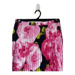 Karl Lagerfeld Skirt Women 4 Pink Floral Print Accordion Pleated Boho Cottage Photo 3