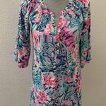 Lilly Pulitzer Teigen Slathouse Soiree Dress XS Purple Elephant Pima Excellent Photo 0