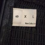 Exlura Black Mini Dress Size Small Black Smocked Dress Photo 5