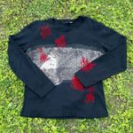 Y2k black and red gothic vampy long sleeve Size L Photo 8