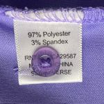 Monterey Club Womens Sleeveless Polo Shirt Purple Dry Swing Moisture Wicking L Size L Photo 4