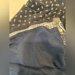 Garnet Hill Garnett Hill Ditsy Floral Drop Waist Shift Dress 12 Button Up Long Sleeve blue Photo 9