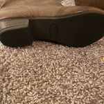 Kohls High Brown Faux Leather Boots Size 7 Photo 2