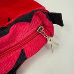 Marimekko Avon Tote Bag Breast Cancer Awareness Cotton Canvas Poppy Red Pink Photo 8