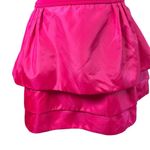 Tadashi Shoji VTG 80s Strapless Barbie Pink Mini Cocktail Dress Tiered USA Sz XS Photo 6