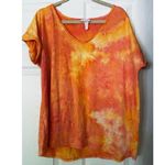 Pink Lily  Orange Tie Dye T Shirt  Photo 2