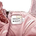 Hello Molly  Frequent The Club Pink Rose Gold Sequin Off Shoulder Mini Dress 2 Photo 7