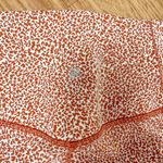 Athleta  Leggings Salutation Stash II Textured Tight Orange White Leopard Length Photo 4