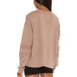 Year of Ours Brown Varsity Crewneck Sweater S Photo 3